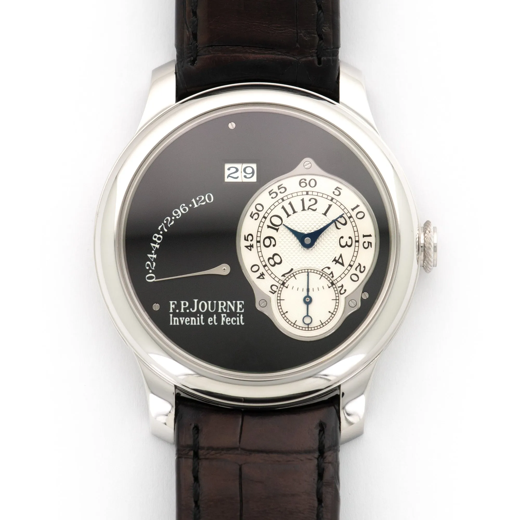 F.P. Journe Platinum Octa Auto Reserve de Marche Black Label Watch