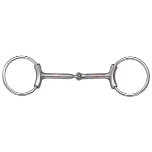 Francois Gauthier Brushed Ring Snaffle w/ Sliding Sleeves