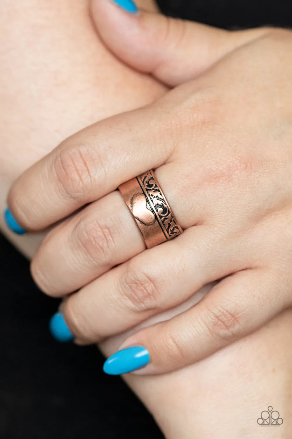 Garden Romance - Copper (Heart) Ring