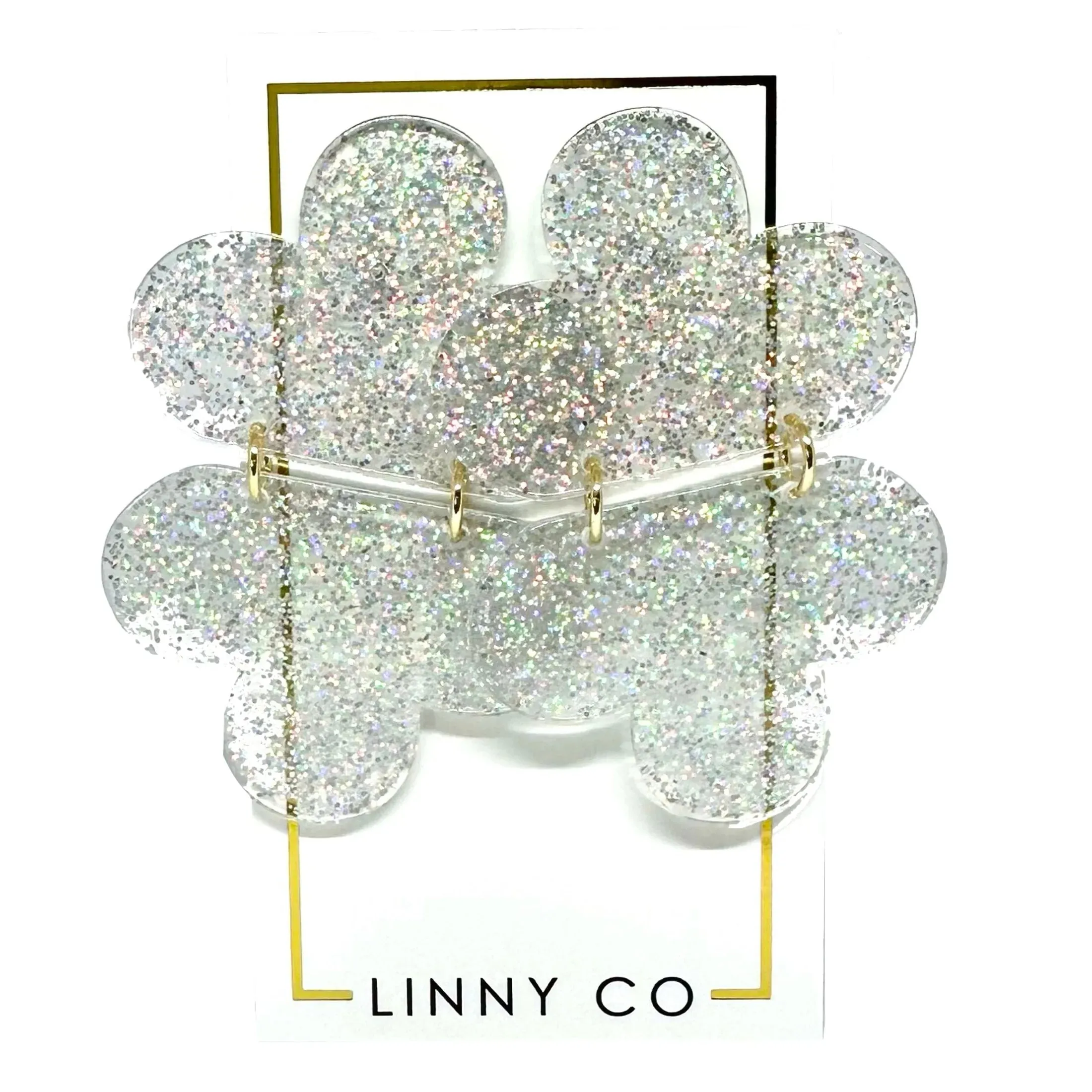 Gianna- Iridescent Glitter Earrings