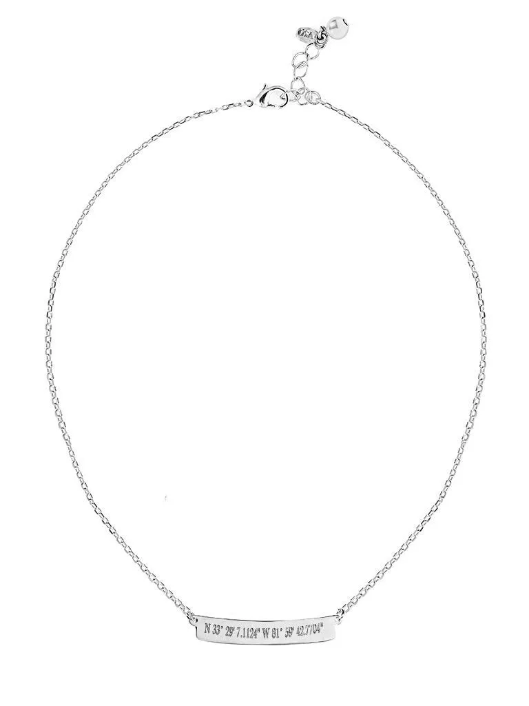 Globe Trotter Engravable Necklace