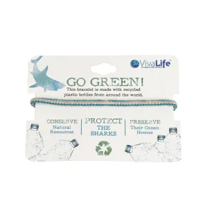 Go Green Shark Recyclable Bracelet