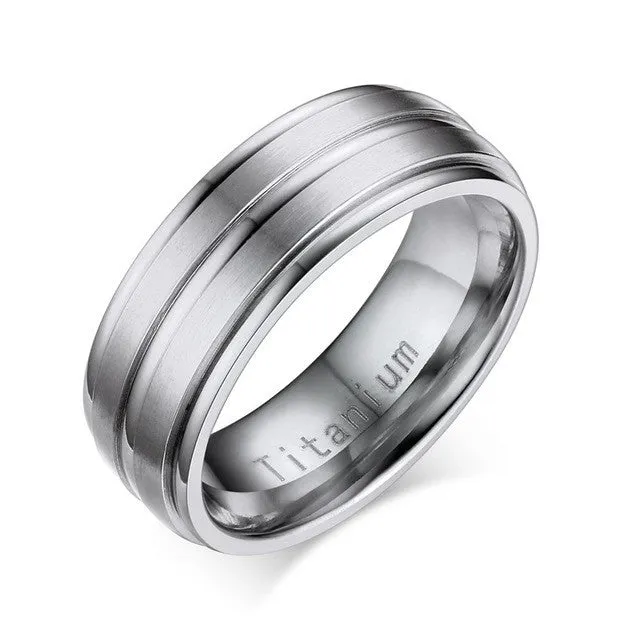 Gold Silver Plated Titanium Carbide Ring