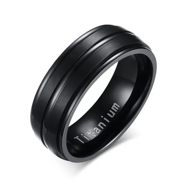 Gold Silver Plated Titanium Carbide Ring