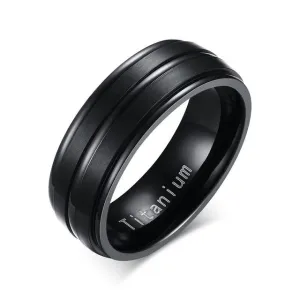 Gold Silver Plated Titanium Carbide Ring