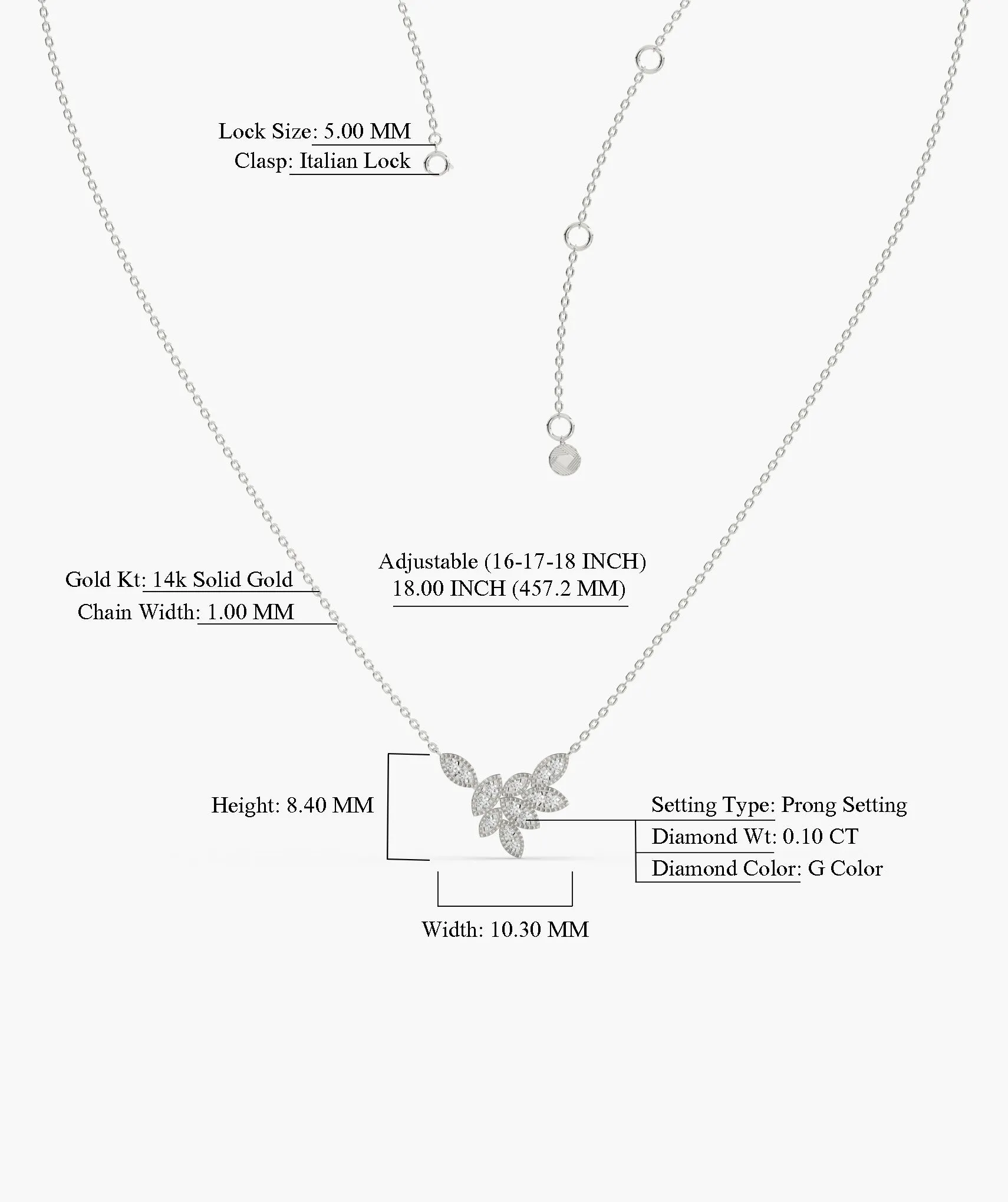 Golden Bloom Diamond Pendant