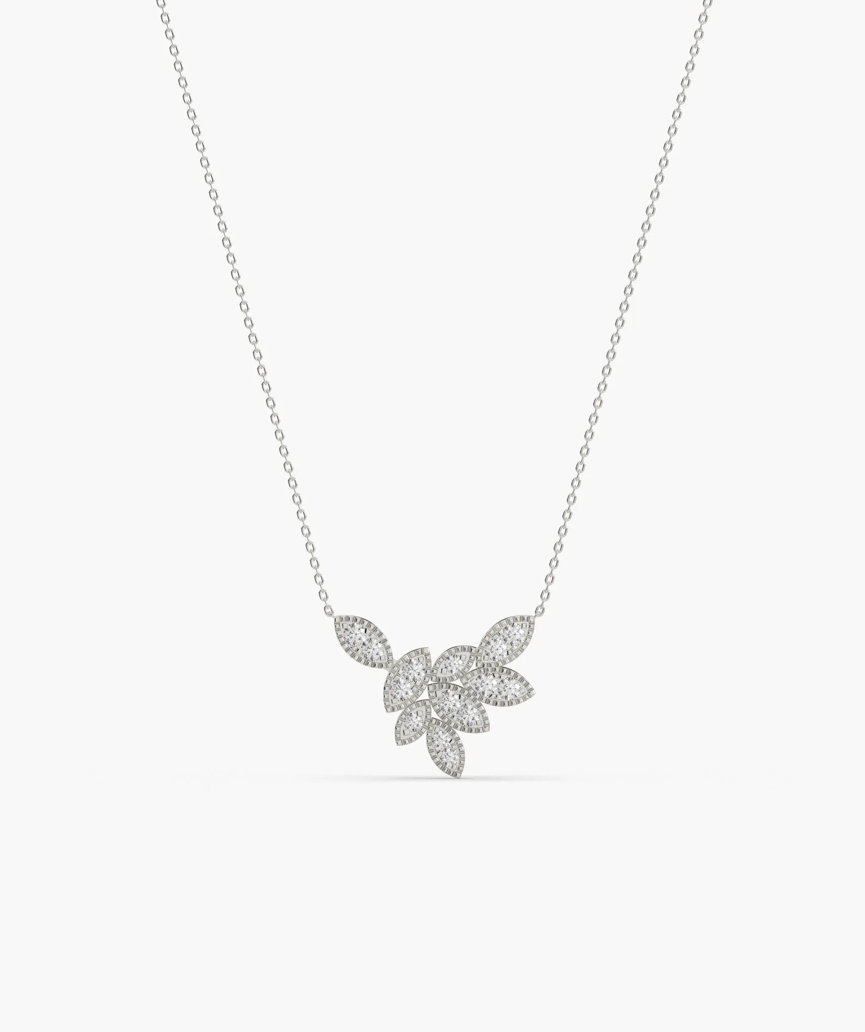 Golden Bloom Diamond Pendant