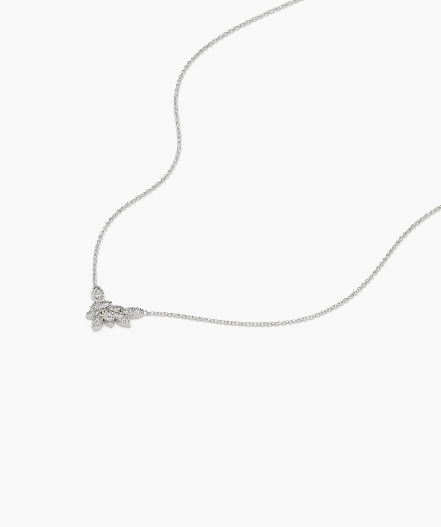 Golden Bloom Diamond Pendant