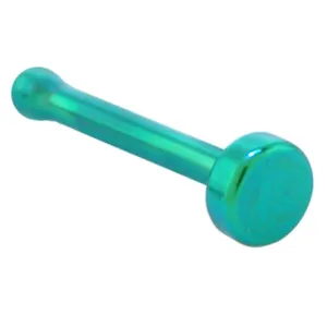 Grade 23 Titanium Green Flat Nose Bone