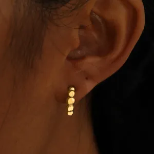 Graduated Puffy Beaded Hoop