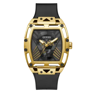 Guess Legend Black Silicone Strap Black Dial Quartz Watch for Gents - GW0500G1