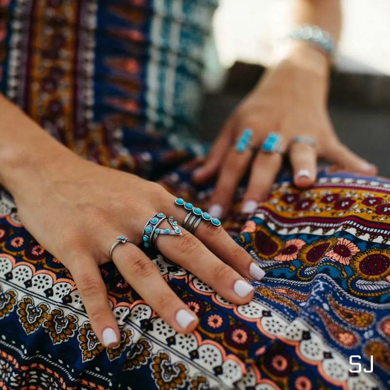 Hachi Turquoise Ring Band
