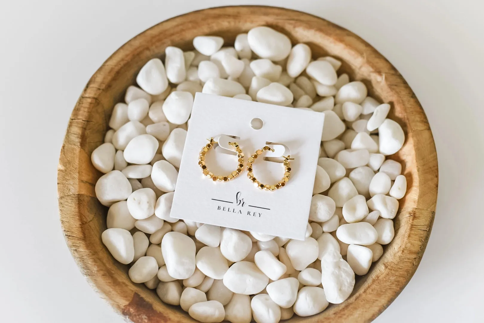 Hadley 18k Gold Plated Hoop Earrings - Non Tarnish