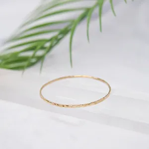 Hammered Bangle