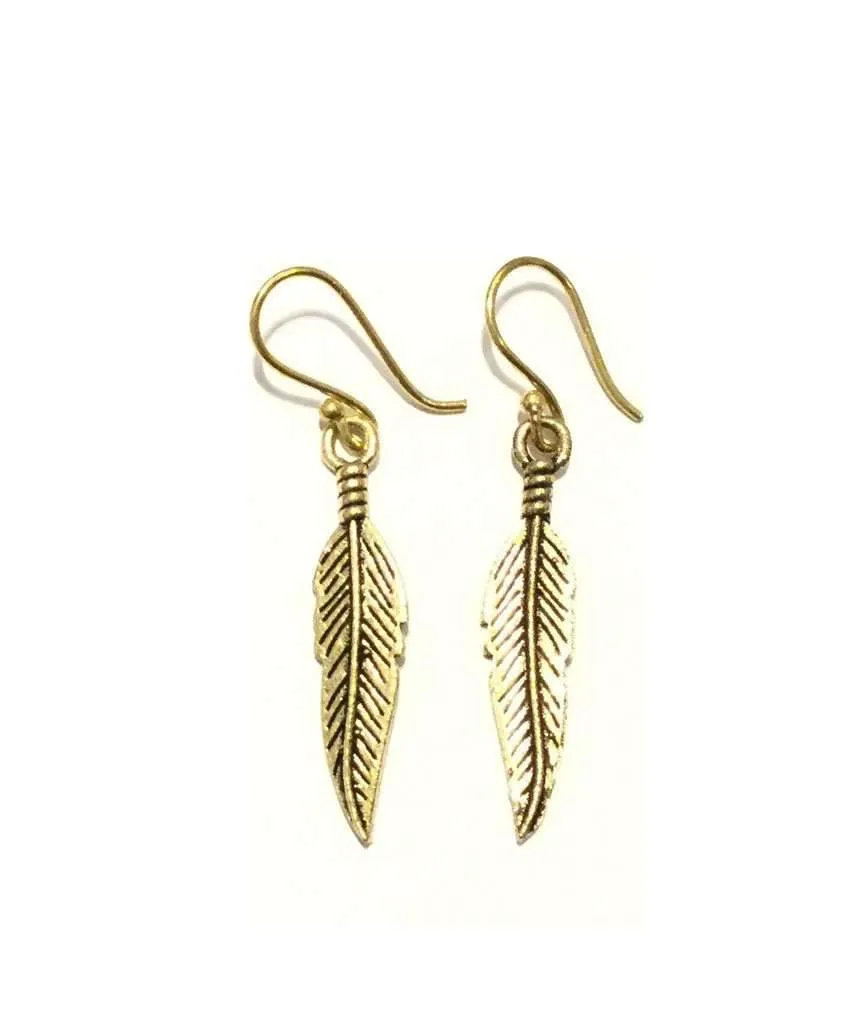 Handmade Feather Earrings - Simple, Elegant, and Grunge-inspired Jewelry for Any Occasion