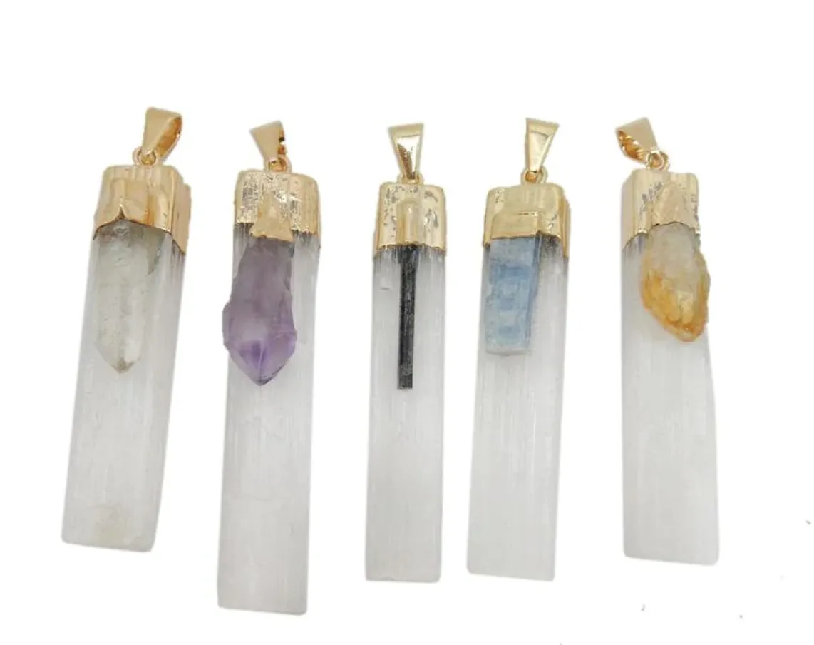 Heal Me Selenite Pendant