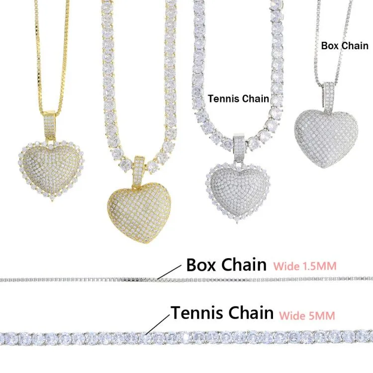 Heart tennis choker