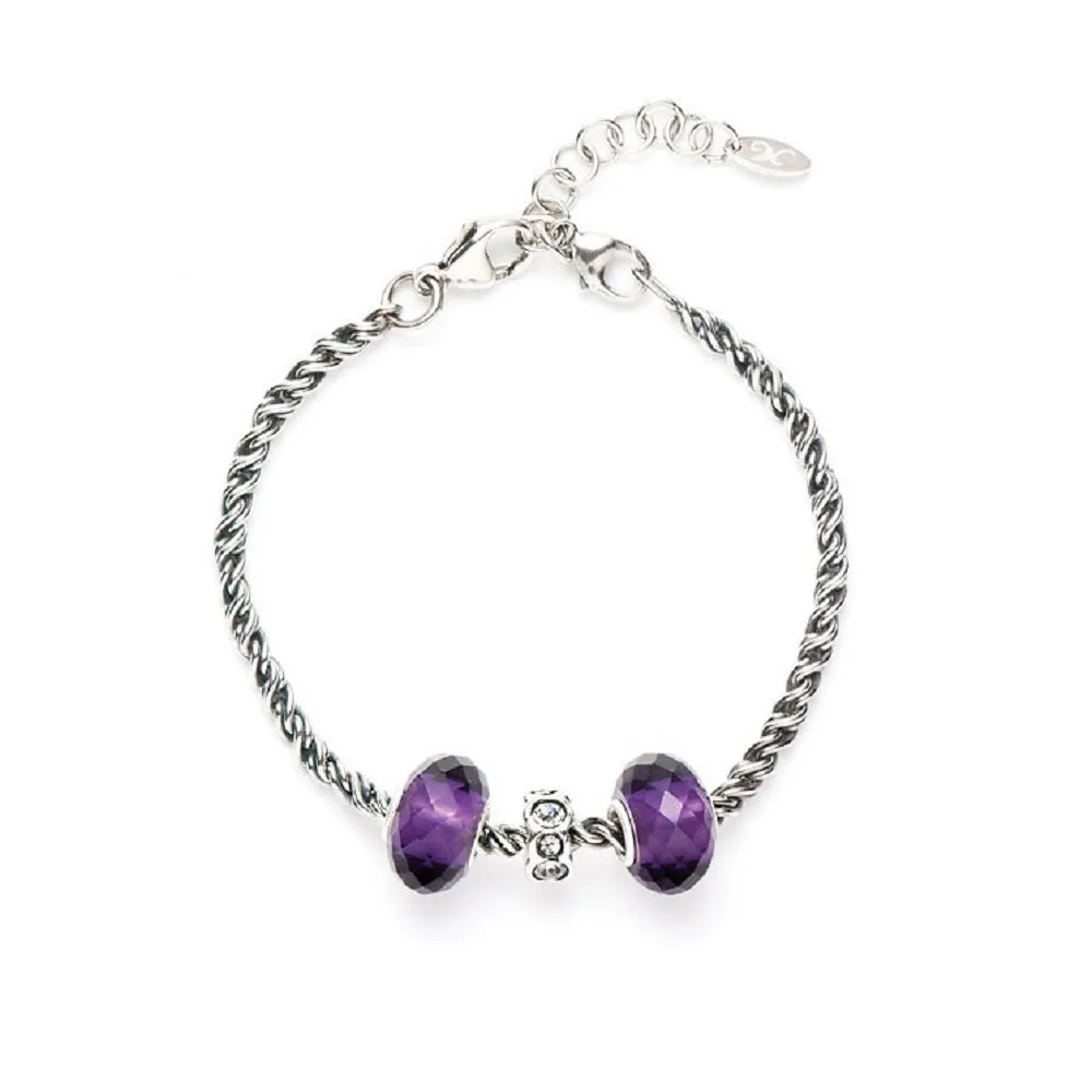 Holiday Gift Bracelets, Purple Glow