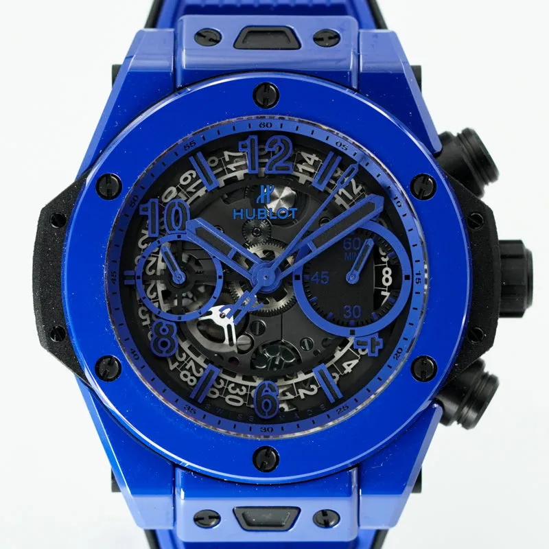 Hublot Big Bang Unico Blue Magic 42mm Chronograph 441.ES.5119.RX B&P Limited