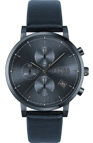 Hugo Boss Integrity Blue Leather Strap Women's Watch 1513778
