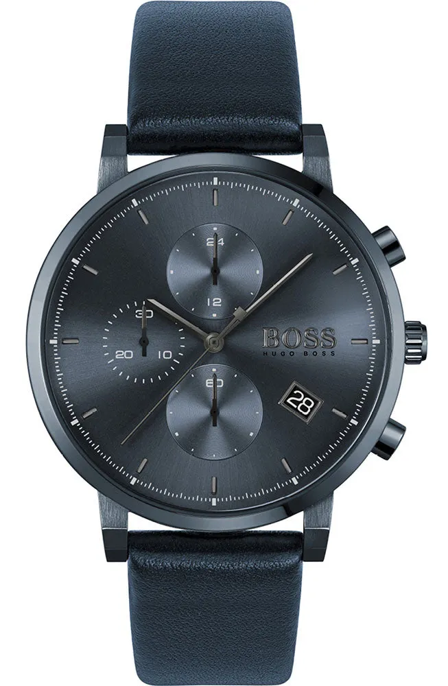 Hugo Boss Integrity Blue Leather Strap Women's Watch 1513778