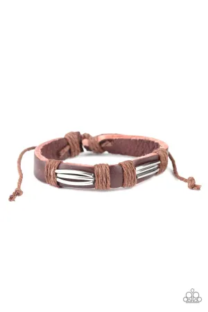 Industrial Interstate Brown Paparazzi Bracelet