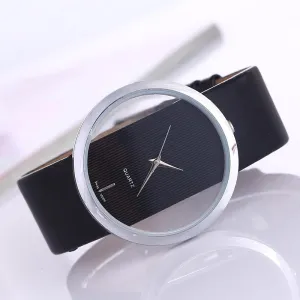 Isla | Elegant transparent dial quartz watch