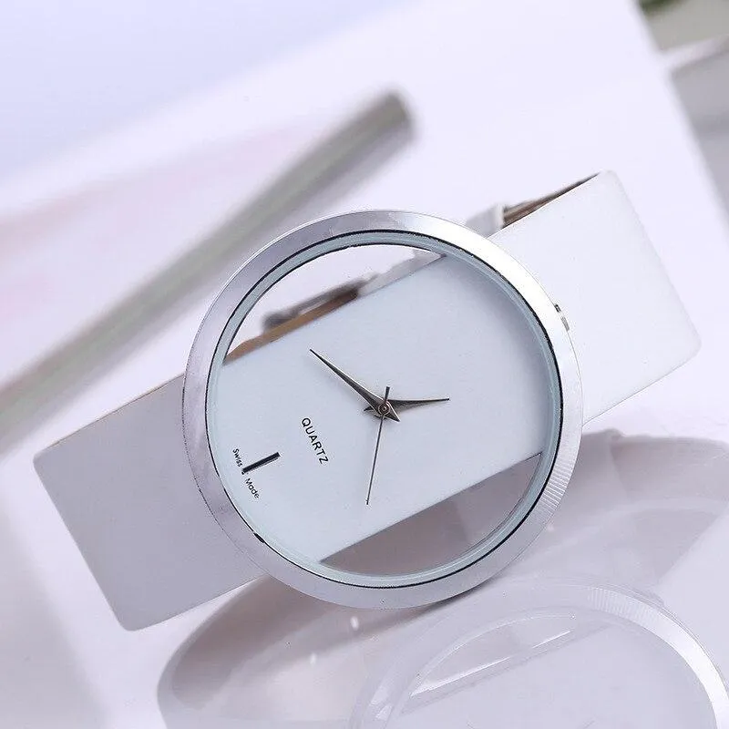 Isla | Elegant transparent dial quartz watch
