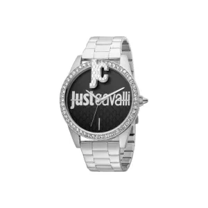 Just CavalliÂ Ladies Watch Silver Color Case & Bracelet