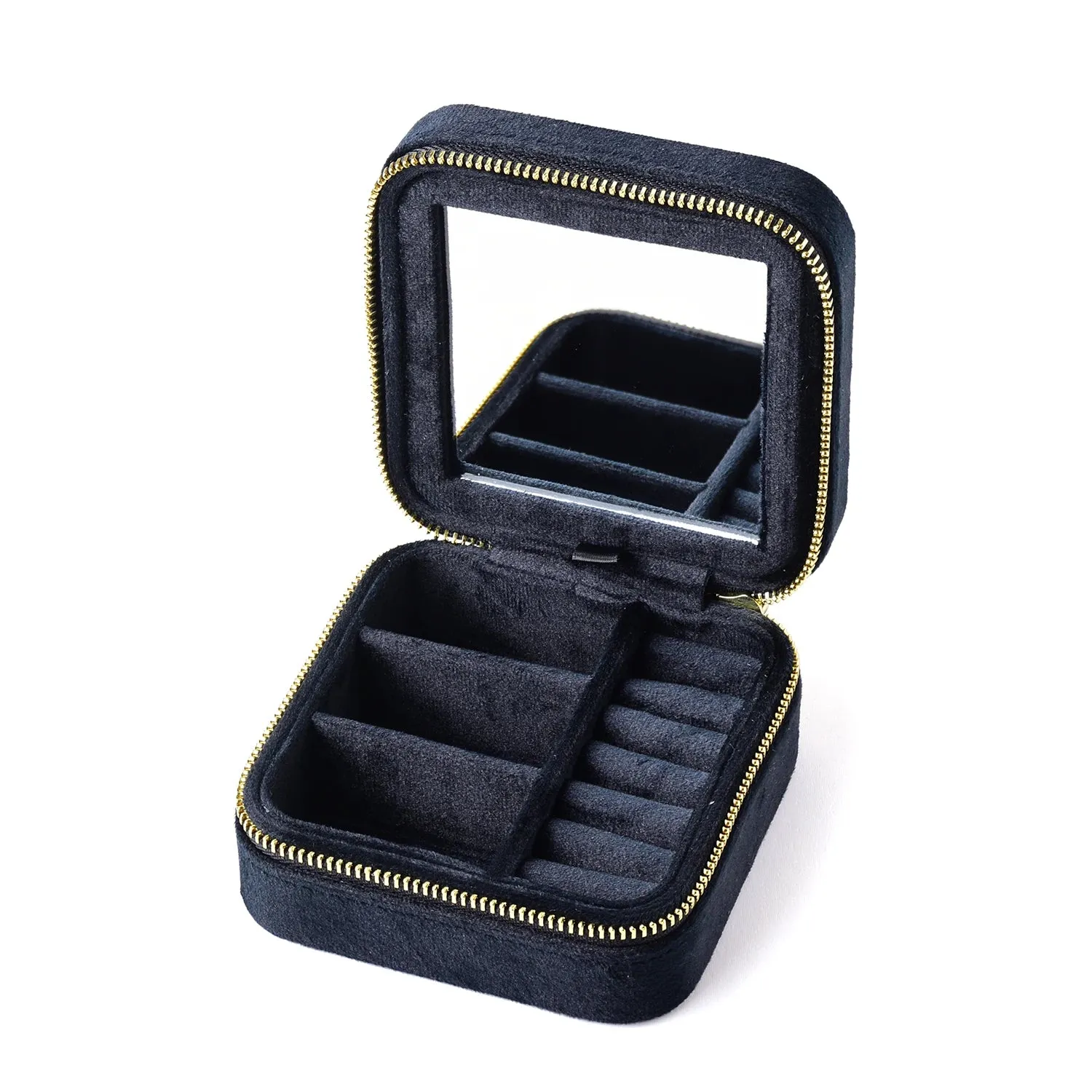 Kawaii Velvet Jewelry Box 💖 | Cute Mini Travel Organizer for Rings & Necklaces 🌈 | Personalized Gift Idea 🎁