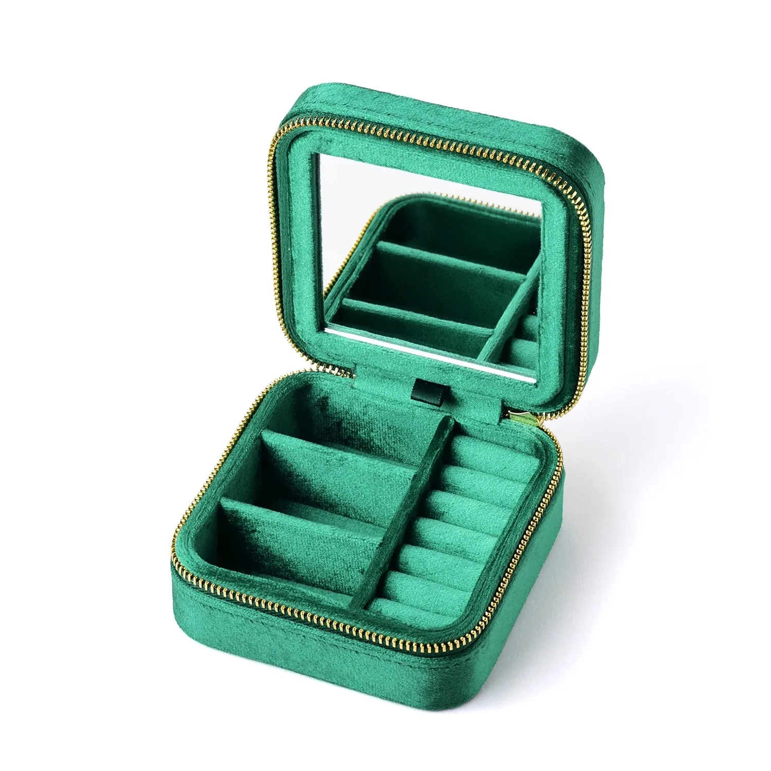 Kawaii Velvet Jewelry Box 💖 | Cute Mini Travel Organizer for Rings & Necklaces 🌈 | Personalized Gift Idea 🎁
