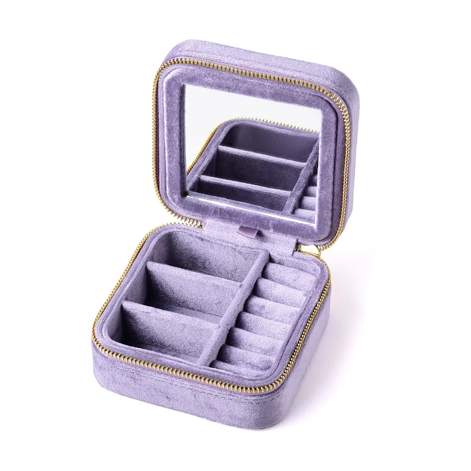 Kawaii Velvet Jewelry Box 💖 | Cute Mini Travel Organizer for Rings & Necklaces 🌈 | Personalized Gift Idea 🎁