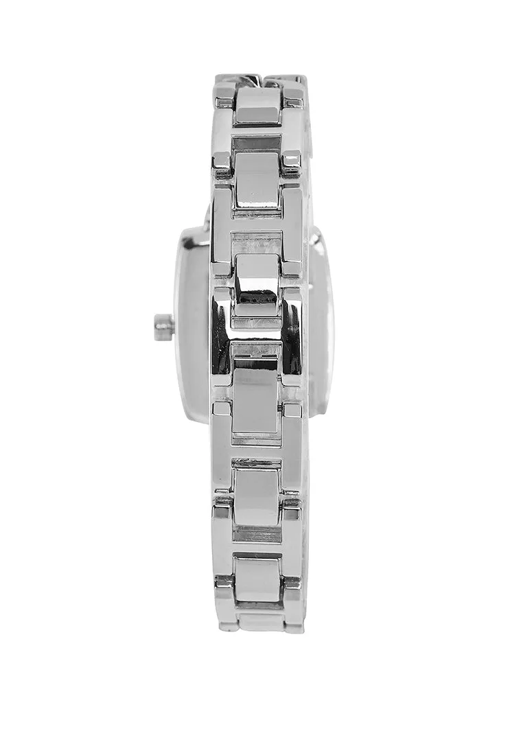 Kayla Silver Stainless Steel Analog Watch (Silver)