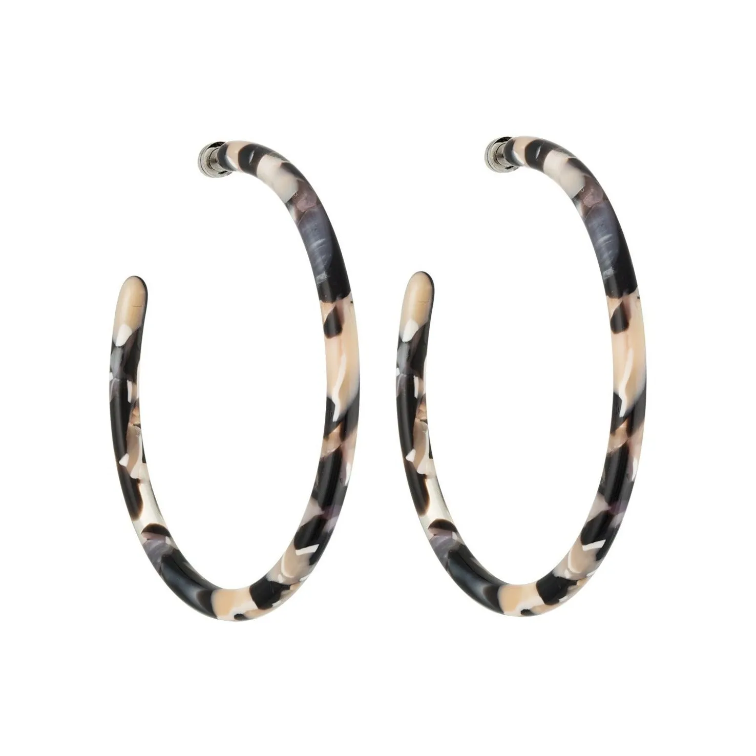 Large Hoops: Abalone