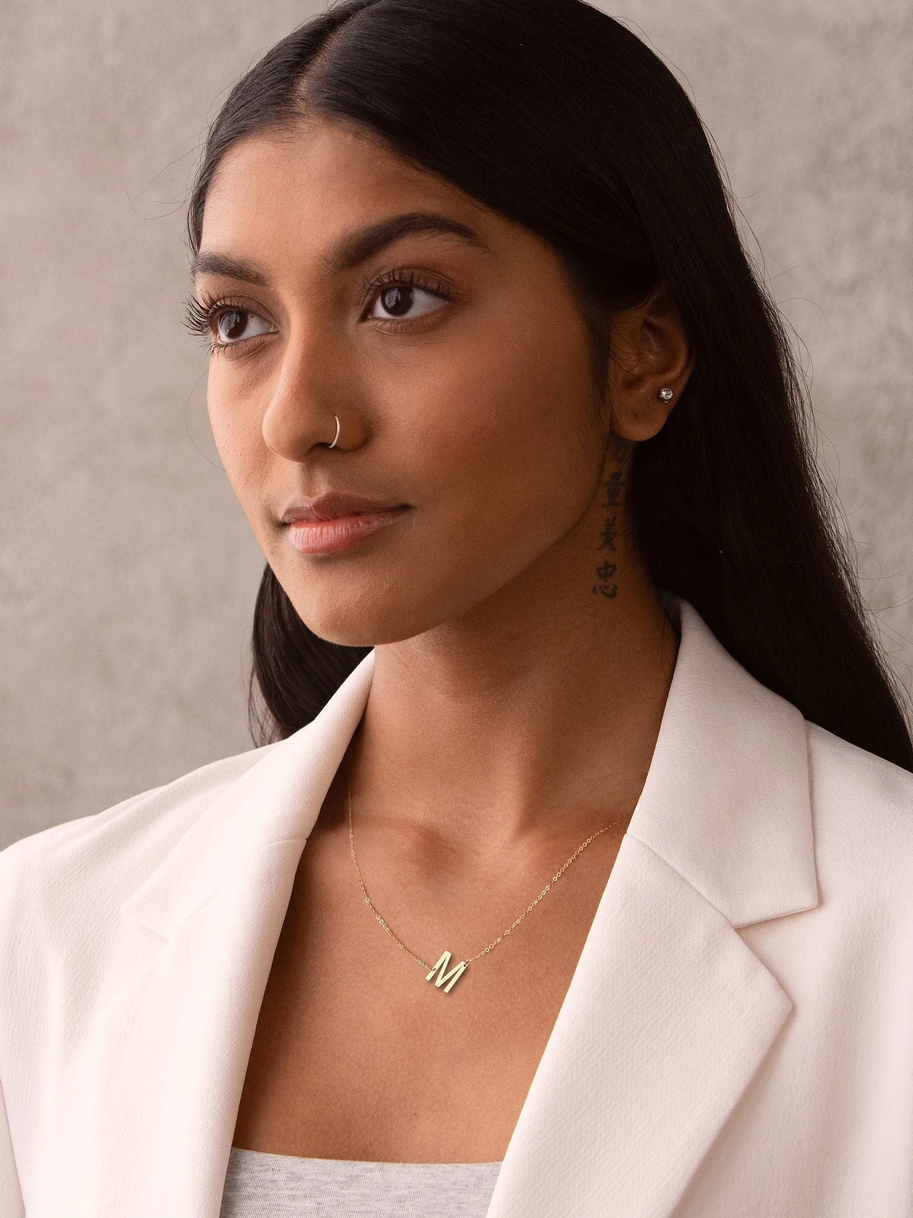 Large Letter Necklace