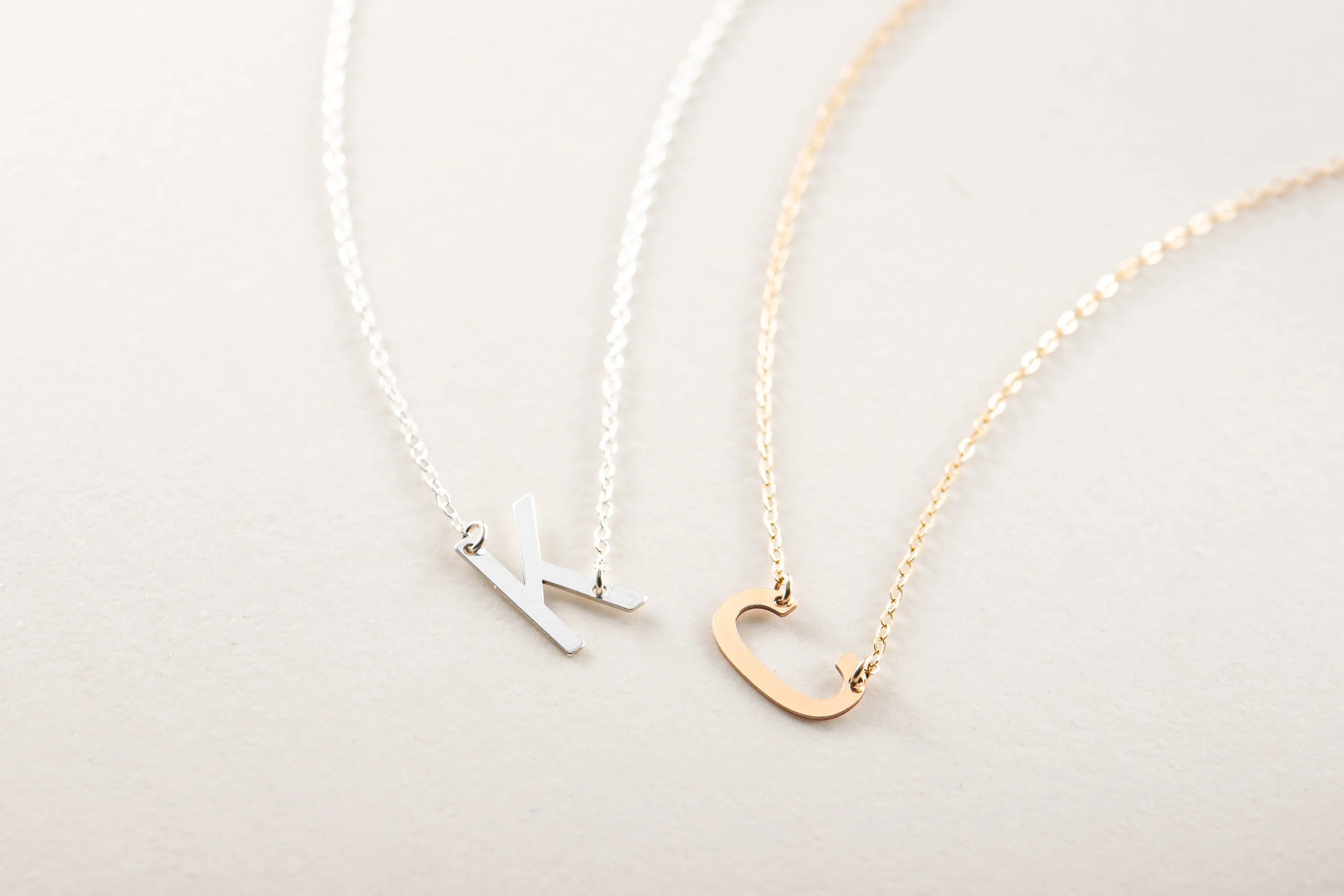 Large Letter Necklace