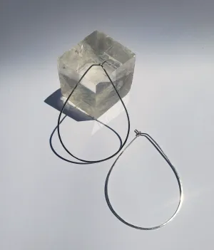 Large Teardrop Hoops