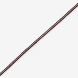 Leather Cord Brown Round (Sold per Meter)
