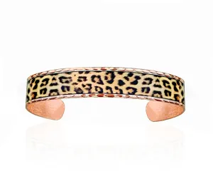 Leopard design narrow bracelet