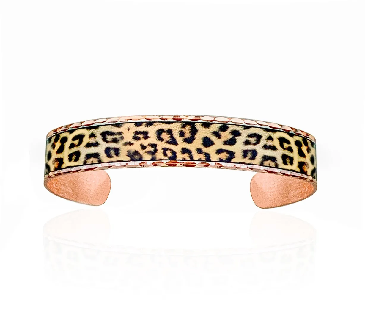 Leopard design narrow bracelet
