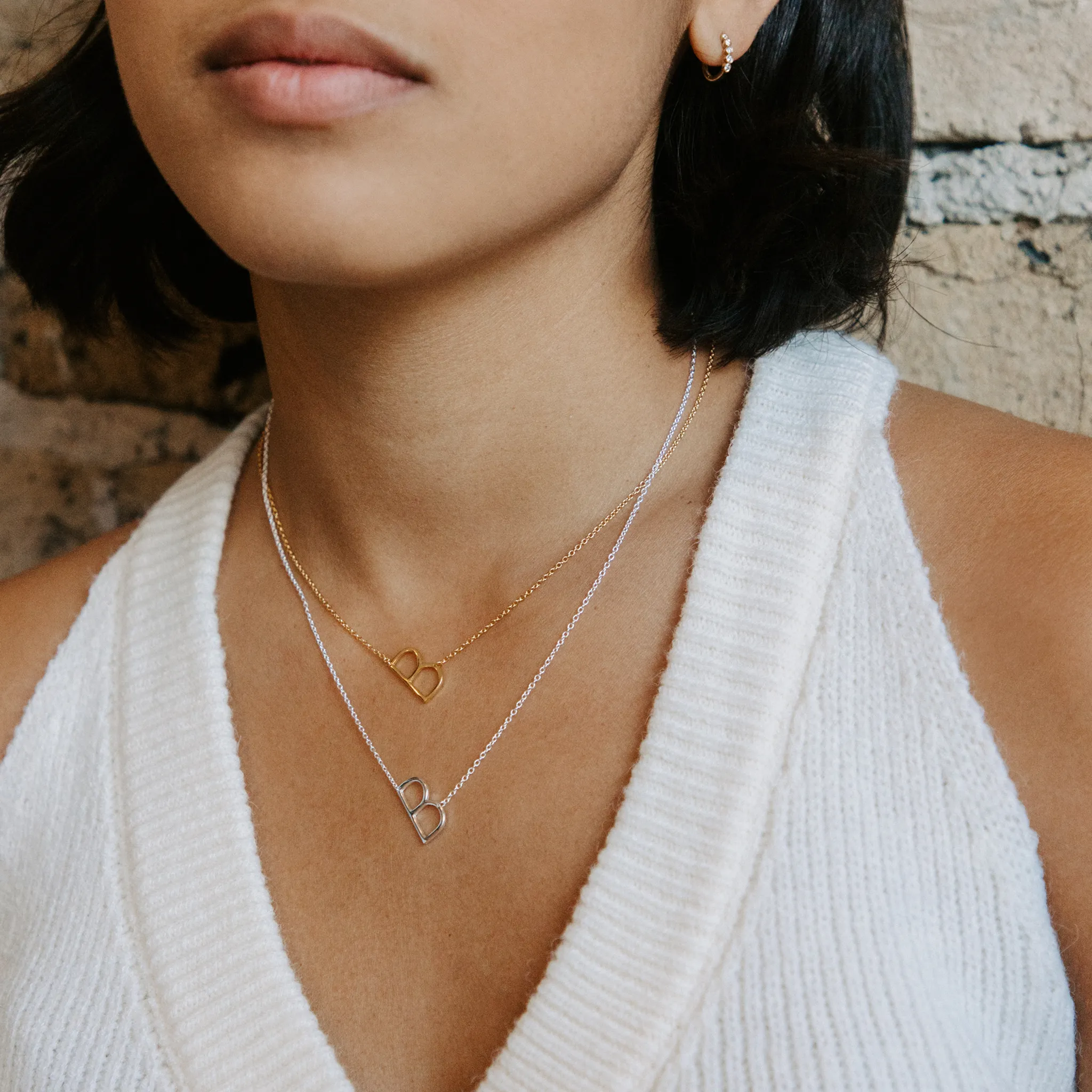 Letter B Necklace