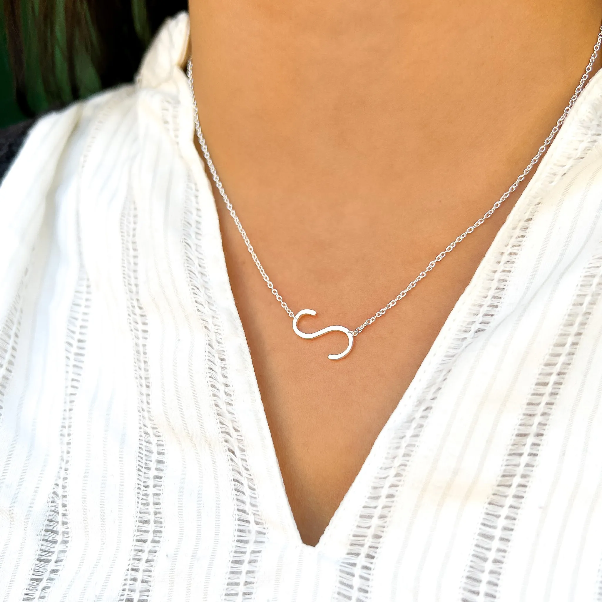 Letter S Necklace