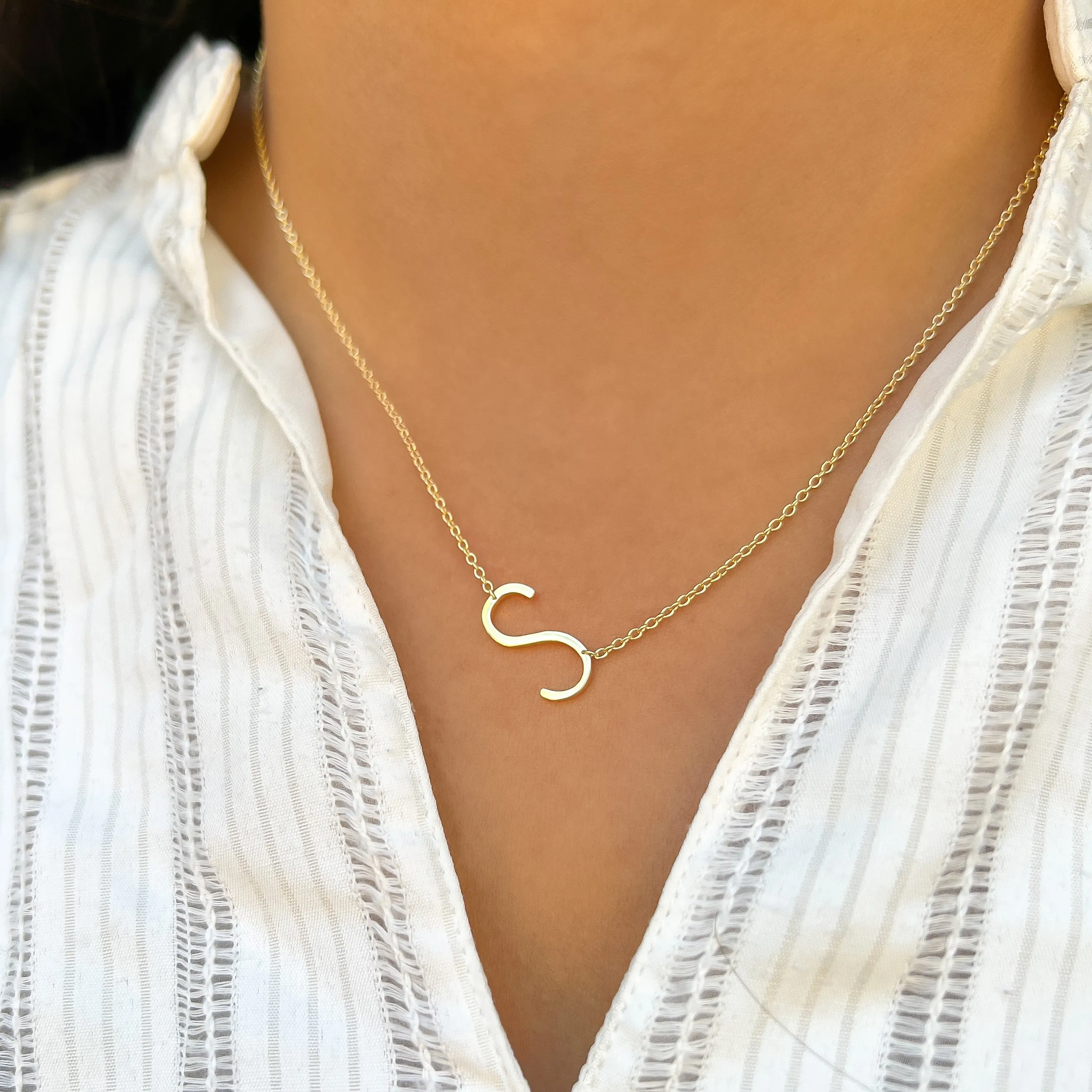 Letter S Necklace