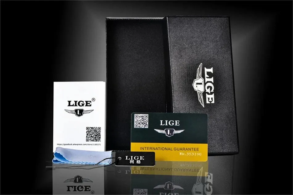 LIGE Rose Gold Watch For Women