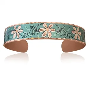 Light green flower design bracelet