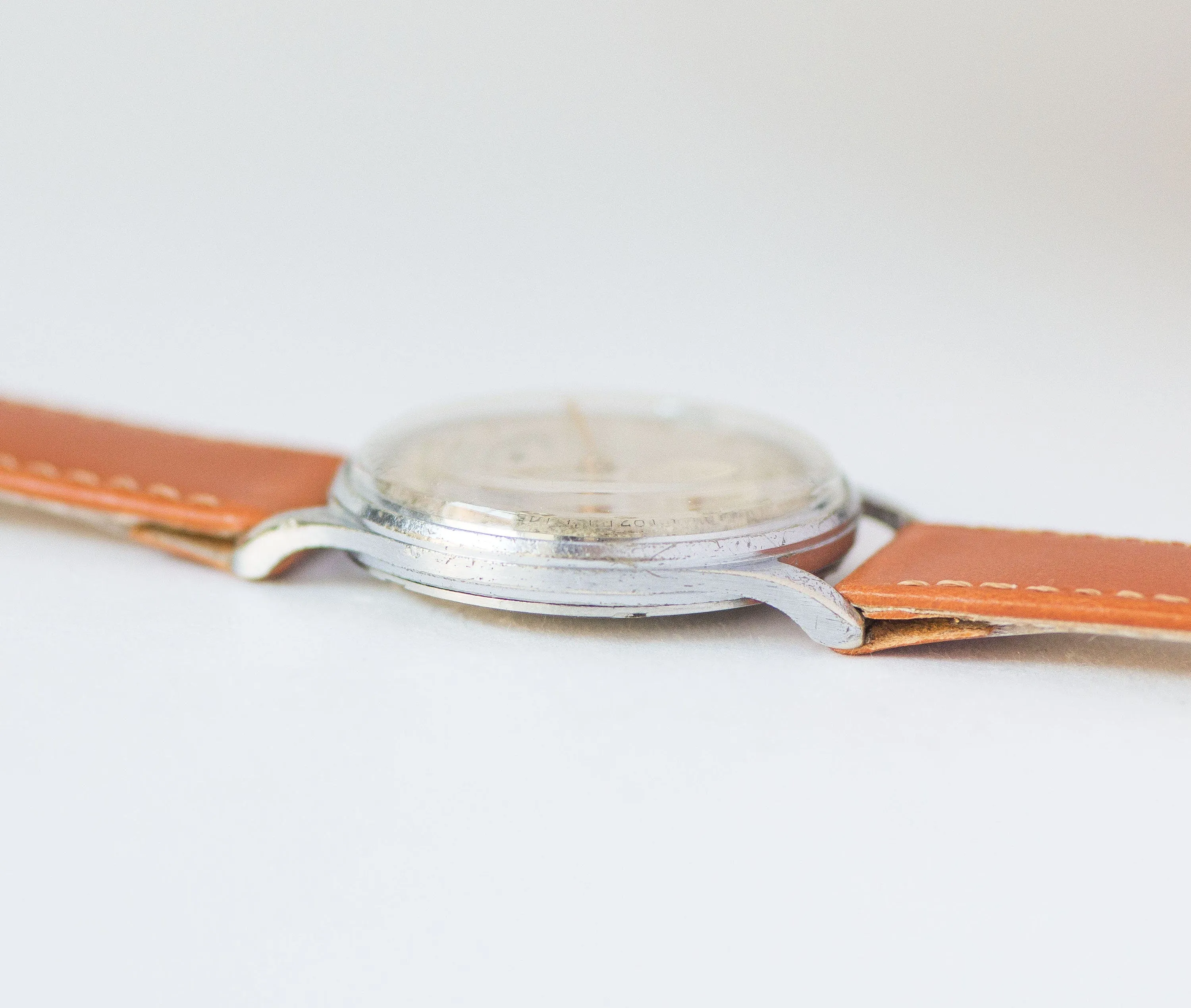 Limited edition men's watch Saturn, wristwatch unisex space dial Saturn planet, vintage tomboy watch minimalist, premium leather strap new