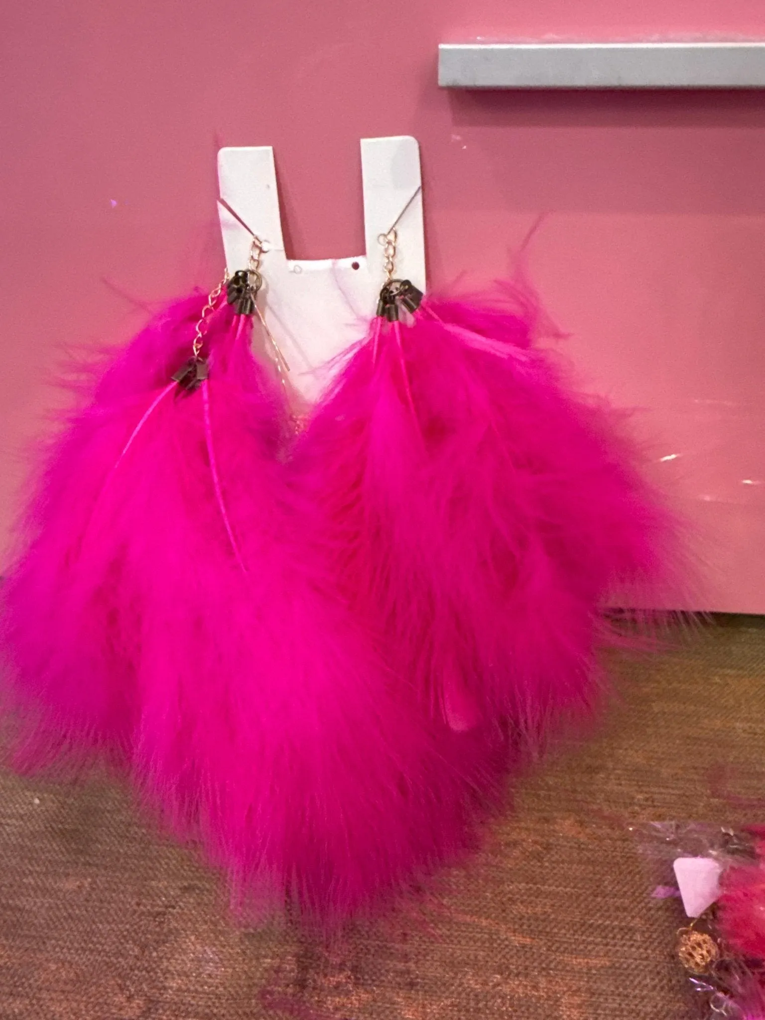 Long Feather Earrings