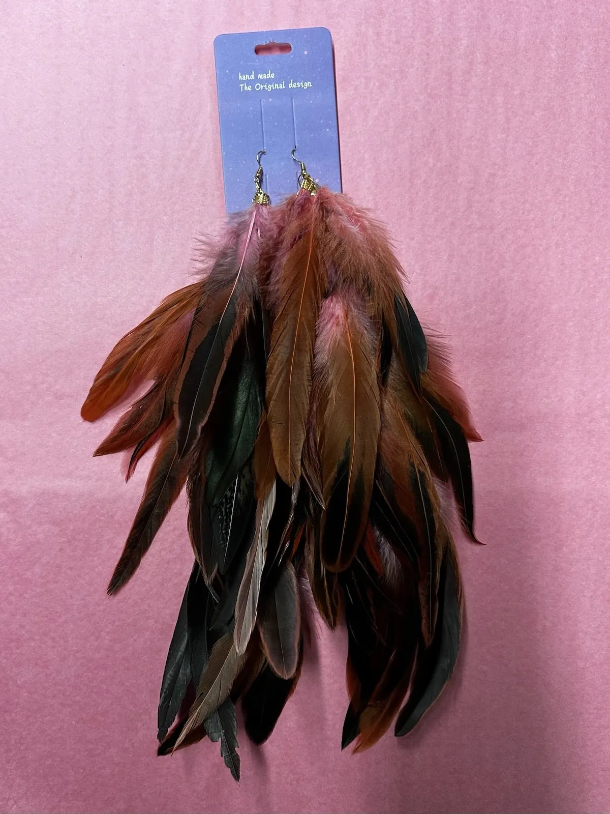 Long Feather Earrings