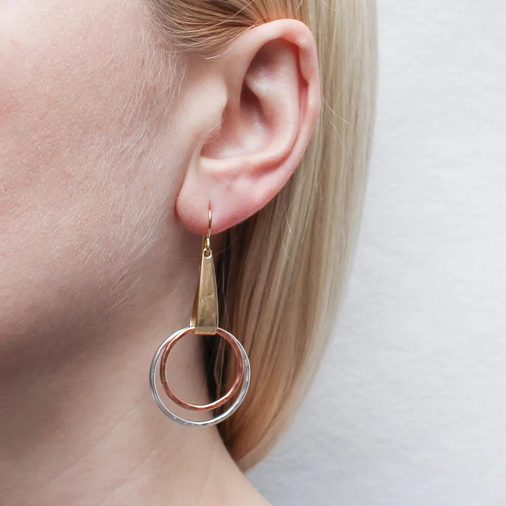 Loop with Rings Earring