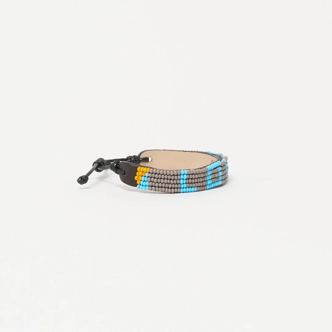 LOVE Bracelet - Gray/Turquoise